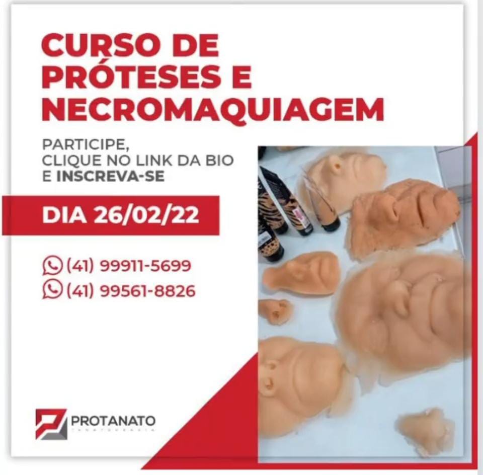 PROTANATO - CURSO DE NECROMAQUIAGEM